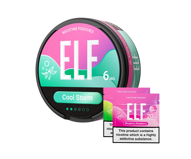 ELF Cool Storm Nicotine Pouches 6mg/pouch