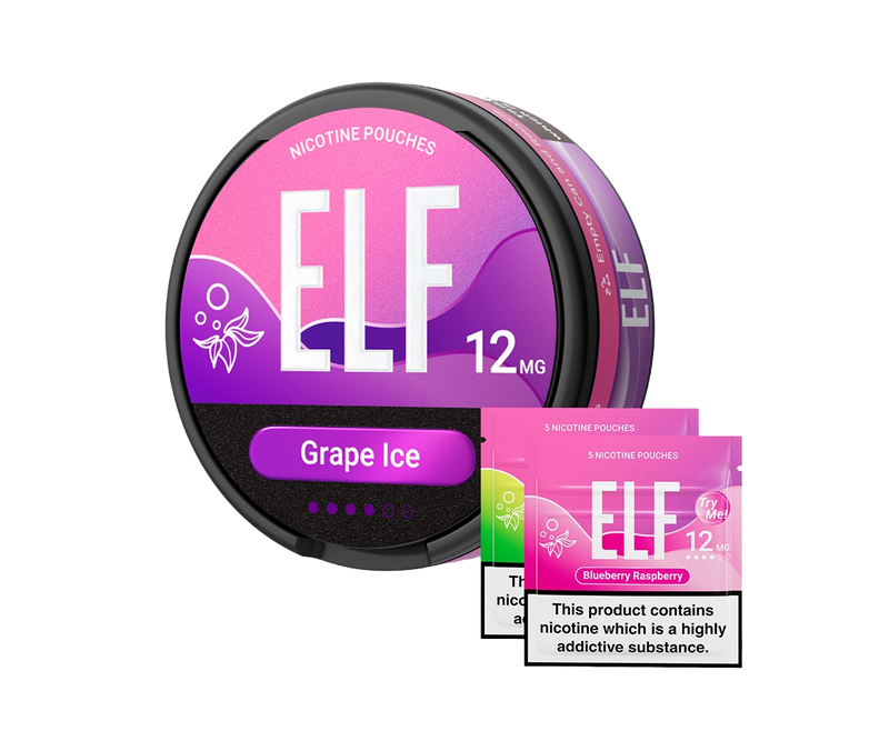20 ELF Nicotine Pouches Can Bundle
