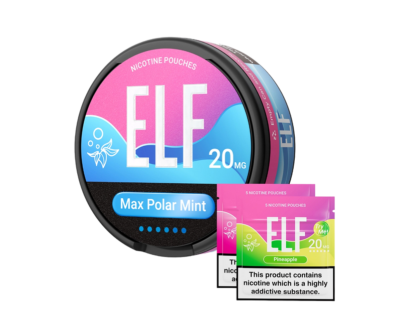 20 ELF Nicotine Pouches Can Bundle