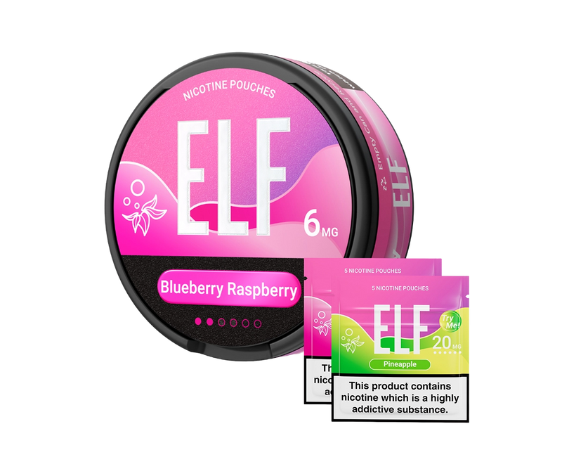 20 ELF Nicotine Pouches Can Bundle