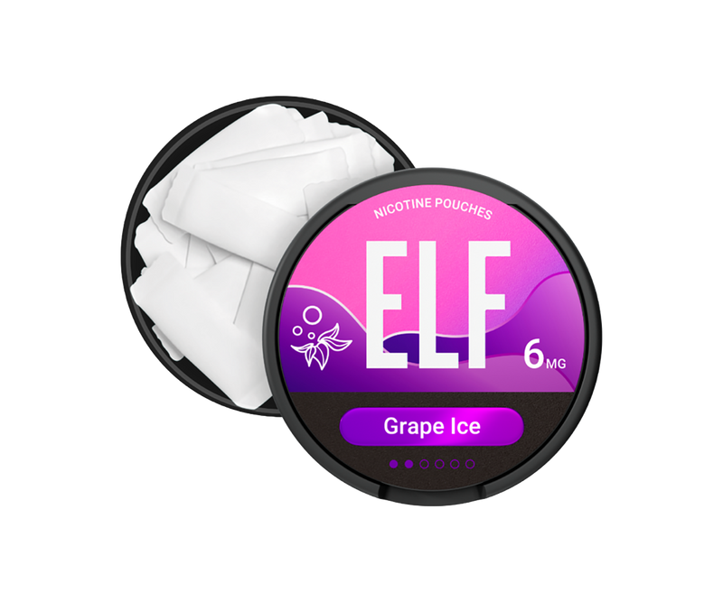 ELF Grape Ice Nicotine Pouches 6mg/pouch