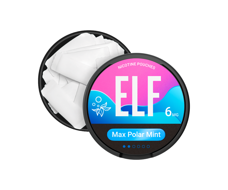 ELF Max Polar Mint Nicotine Pouches 6mg/pouch